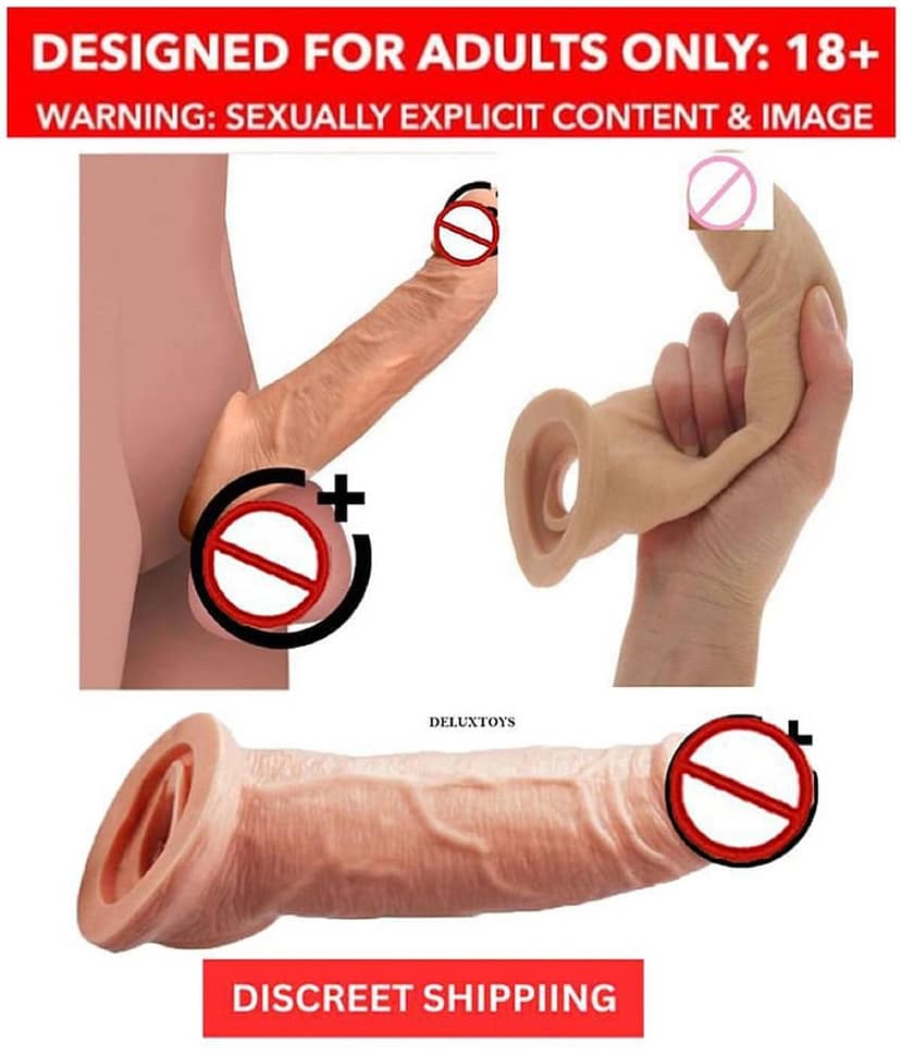 Soft Silicon Men Reusable Dragon Condom With Extra Length And Girth Extension | Penis Sleeve For Men view 2