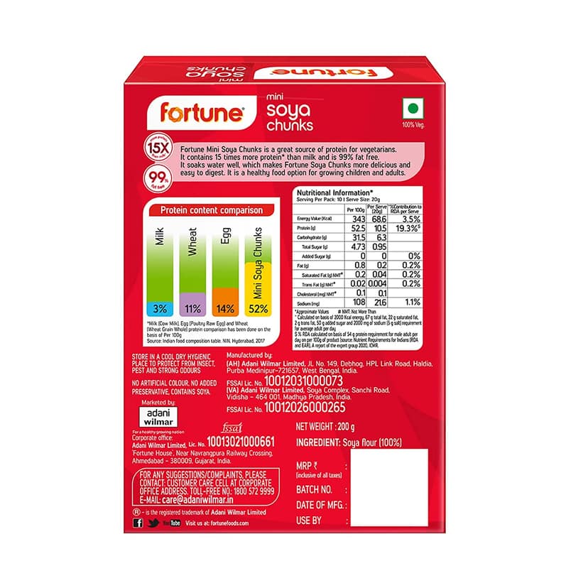 Fortune Mini Soya Chunks view 2