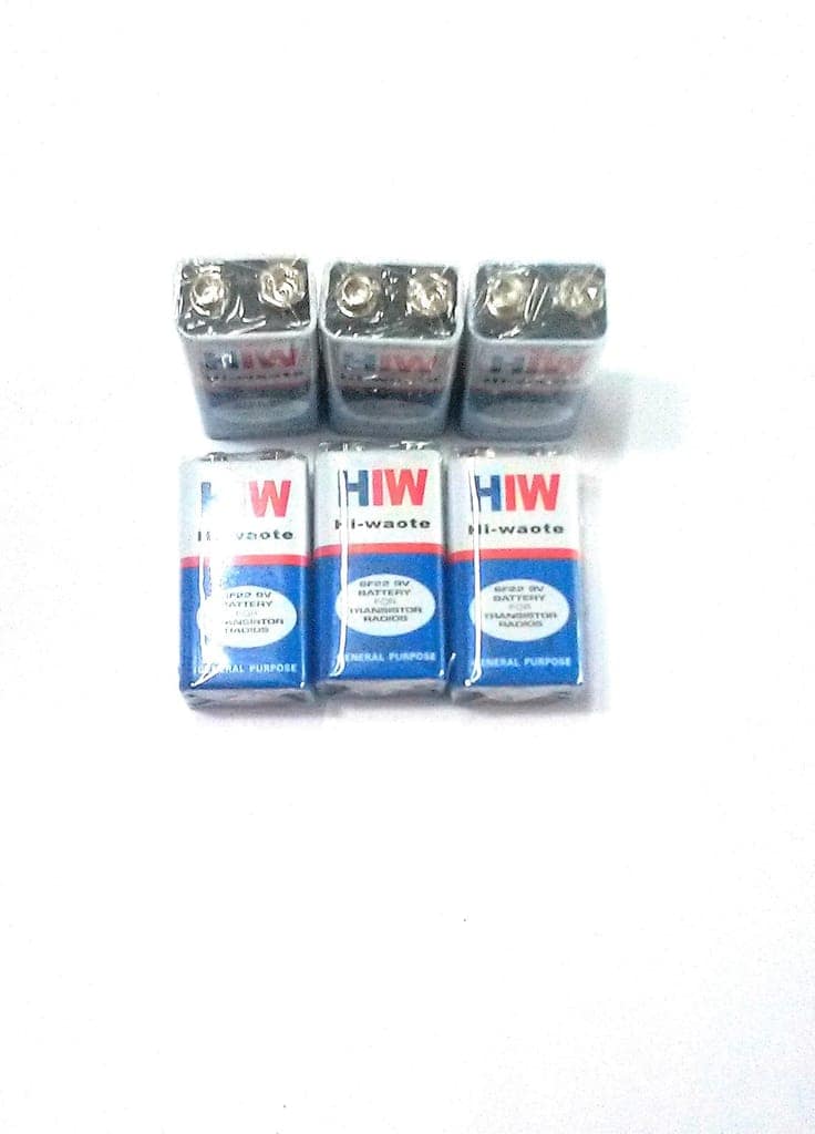 Nawani 9 Volts High Power Long Life Batteries ( 6 Pcs) view 4