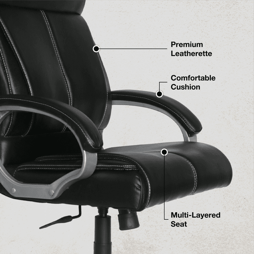 OOLIVE TITAN OC88 High Back Office Chair – Elite Comfort for Bosses view 2
