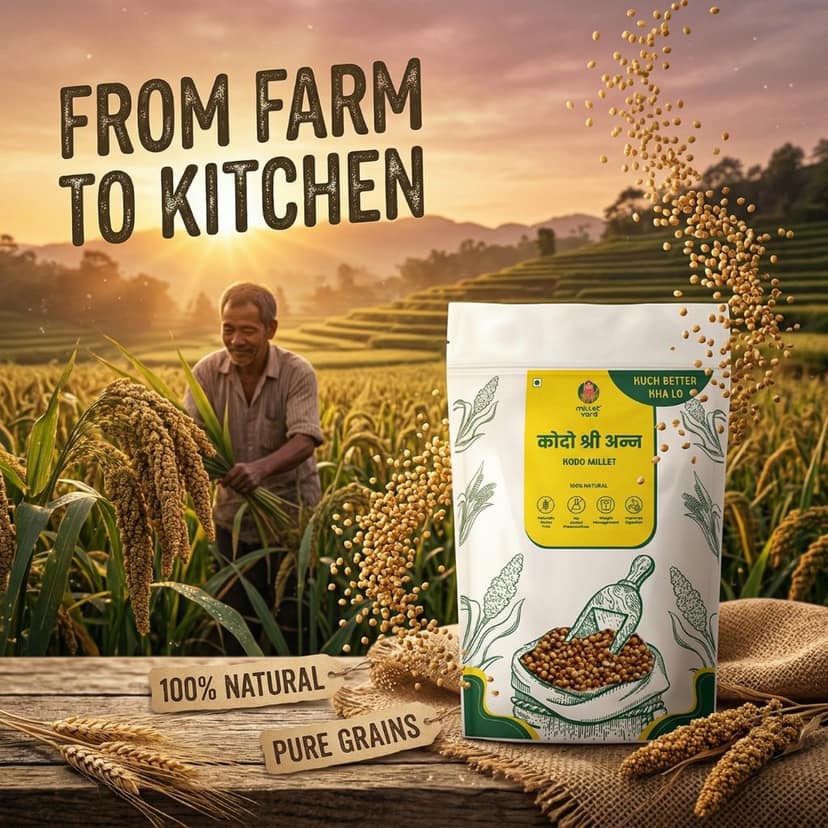 Millet Yard Kodo Millet shreeanna 500 gram view 7