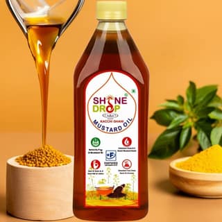 Shine Drop Kacchi Ghani Mustard Oil 1 Litre