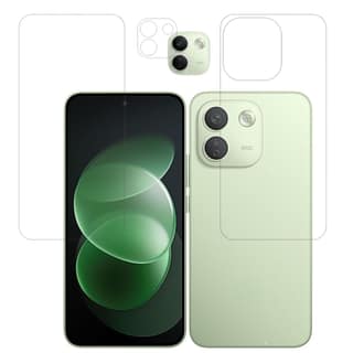 ISAAK Front and Back Screen Protector with Camera Lens Protector Compatible with Redmi Note 17 Pro Max 5G (COMBO PACK)