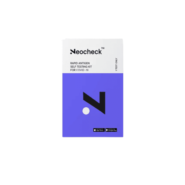 Neocheck Rapid Antigen Self Testing Kit for Covid 19 (Pre Filled Extraction Tube, Test Card, Sterile Nasal Swab, Biohazard Bag , Each 1 No)