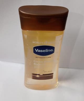 Vaseline Intensive Care Cocoa Radiant Body Oil with Pure Cocoa Butter Gel Oil – Deep Hydration & Glowing Skin