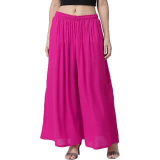 PT LEGGINGS Beautiful Rayon Palazoo for women freesize(Pack of 1)