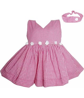 harshvardhanmart.com Cotton A-line Dress For Girls ( Pack of 1 , Baby Pink )