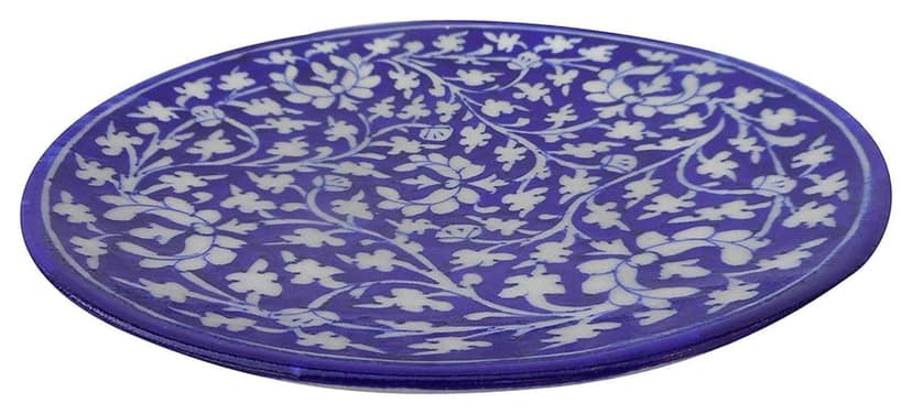 Blue Pottery Wall Hanging Plate view 2