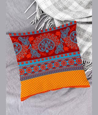 Houzzcode - Water Repellent Multi Polyester Pillow Covers 40x40x3 ( Pack of 1 )