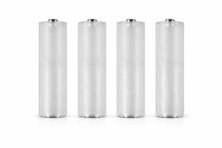 AAA to AA Battery Converter Adapter Sleeves – Converts AAA Batteries to AA Size | Reusable Battery Holders for Remote, Toys, Clock & More (Pack of 4)