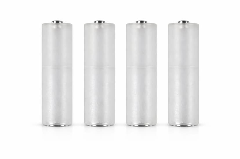 AAA to AA Battery Converter Adapter Sleeves – Converts AAA Batteries to AA Size | Reusable Battery Holders for Remote, Toys, Clock & More (Pack of 4)