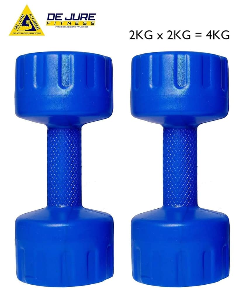 De jure fitness Set of 2 PVC Dumbbells Weights Fitness Home Gym Exercise Barbell (Pack of 2) Light Heavy for Women & Men’s Dumbbell view 2