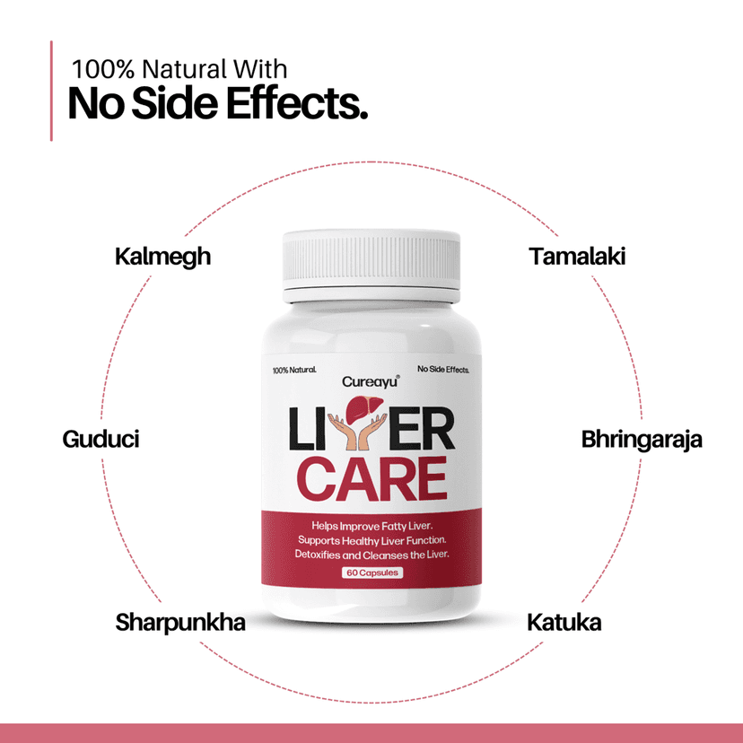 Cureayu Liver Care | For Fatty Liver & Liver Detox view 4