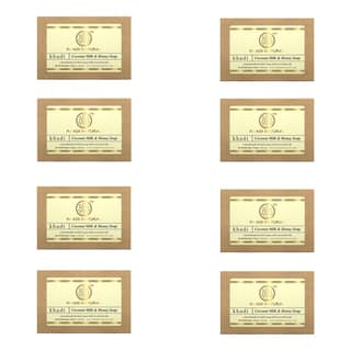 Khadi Natural Coconut Milk & Honey Soap Combo Pack Of 8 – 125gm Each