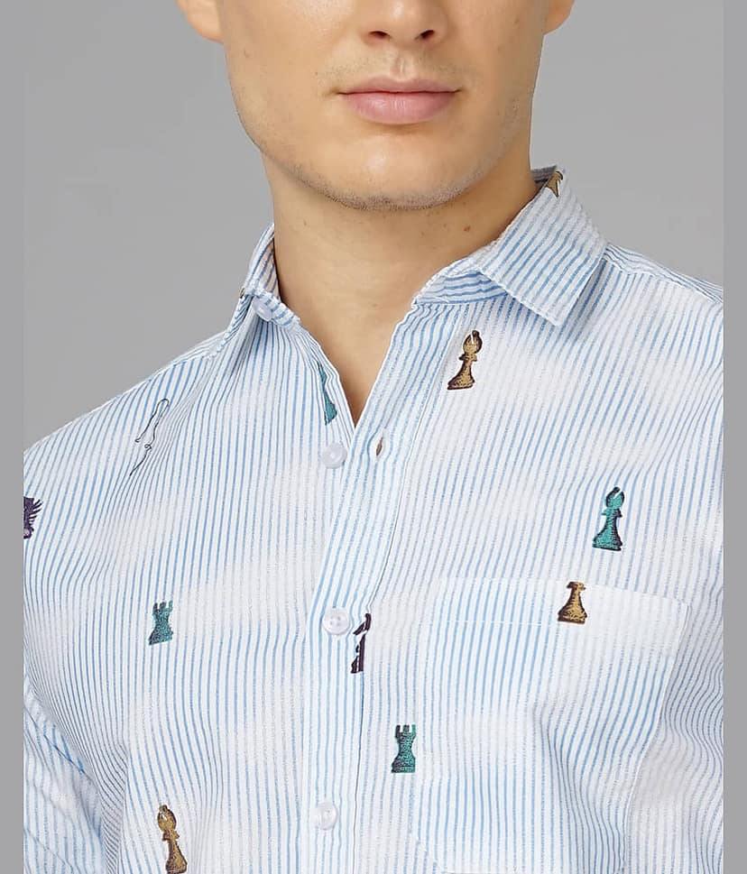 Paul Street - White 100% Cotton Slim Fit Men's Casual Shirt ( Pack of 1 ) view 2