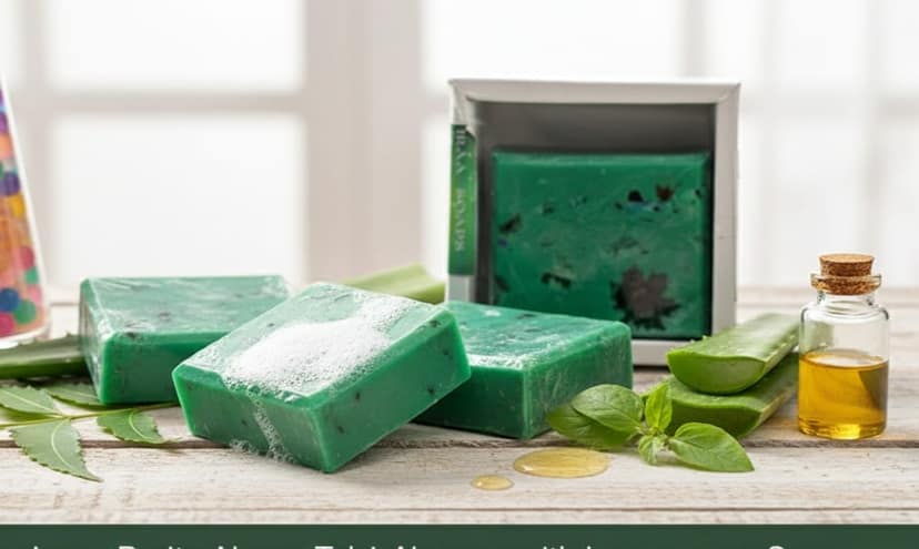 Neem Tulsi Alovera herbal soaps view 3