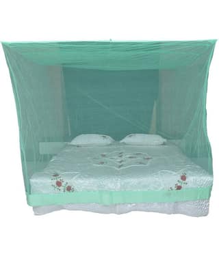 Riddhi Mosquito Net, Machardani Single Nylon Plain Hanging Mosquito Net, Machardani