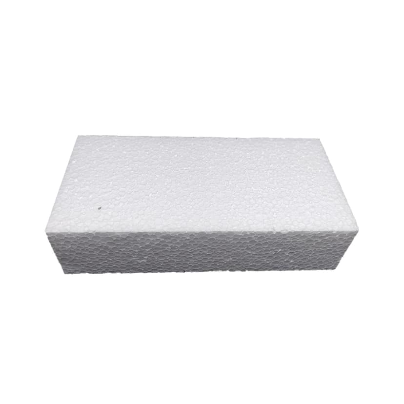 Styrofoam Rectangular Cake Dummy For Baking (4 x 8 Inch)