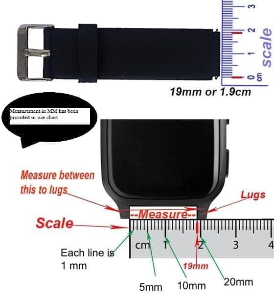 JUSTLY 19mm Silicone Smart Watch Strap for Men & Women view 4