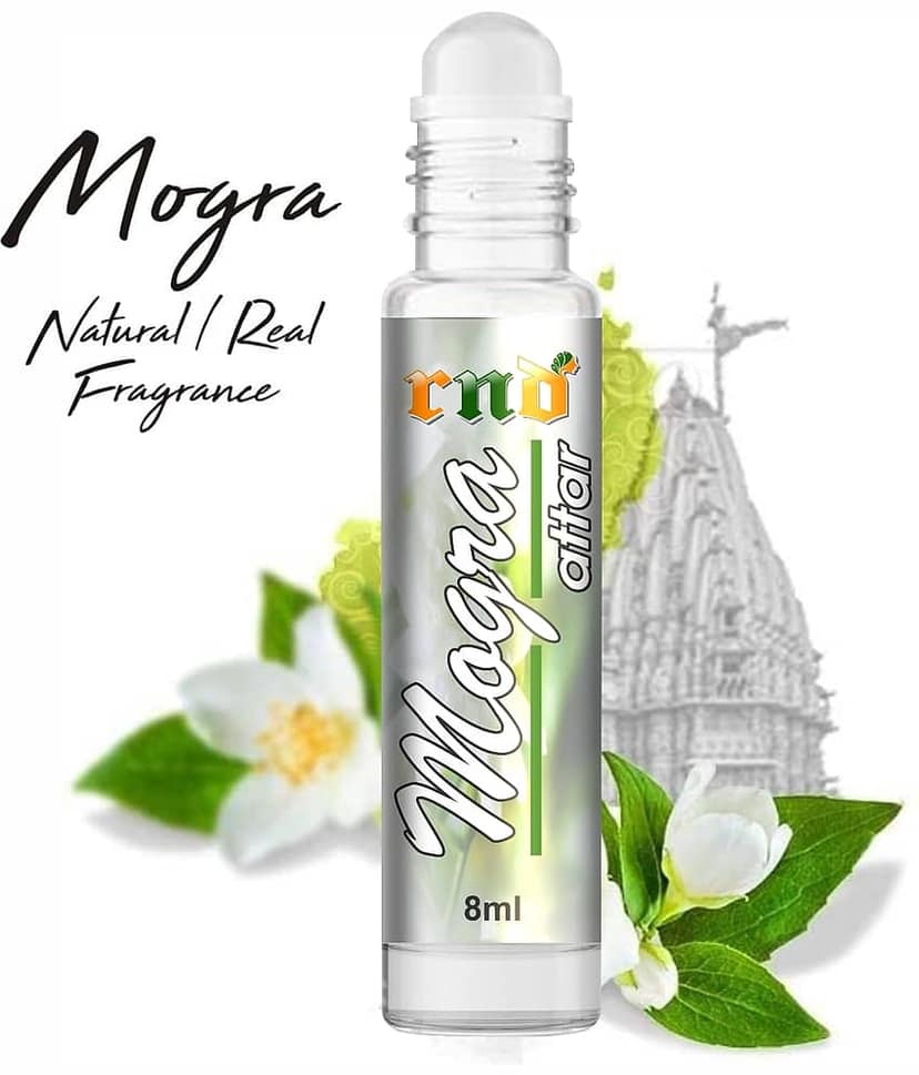 Mogra Attar Perfume For Unisex - Pure Natural Undiluted |Non - Alcoholic| 8 ml Herbal Attar view 2