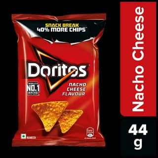 Doritos Nacho Chips - Nacho Cheese Flavour, 44 G Pouch