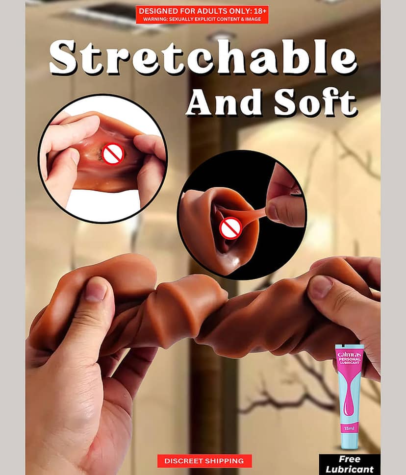 Naughty Nights Male Sex Doll | Pocket Size and Stretchable Pocket Pussy Soft and Light Weight Brown Color Masturbator For Men view 2