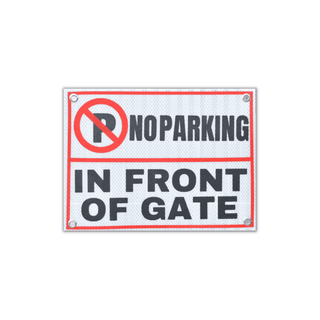 No Parking Reflective Signboard - High Reflective Index Signboard - Home Decorating & Utility Item