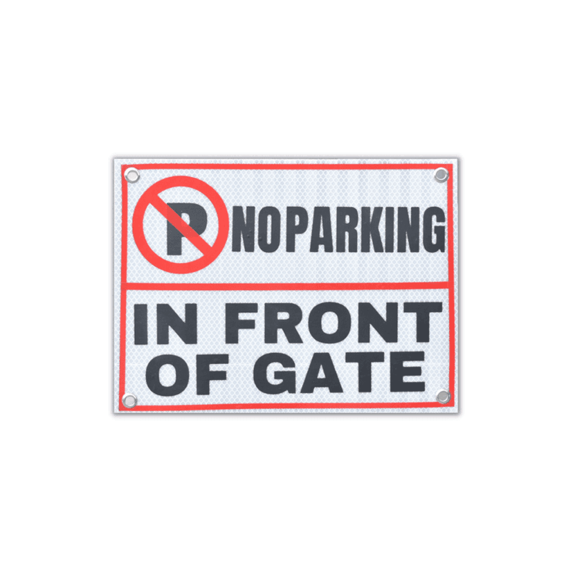 No Parking Reflective Signboard - High Reflective Index Signboard - Home Decorating & Utility Item