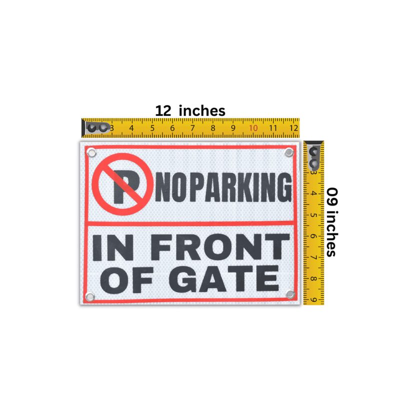 No Parking Reflective Signboard - High Reflective Index Signboard - Home Decorating & Utility Item view 2