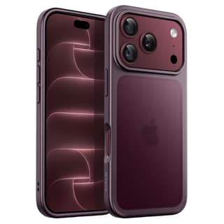 iPhone 18 Pro max Dark Cherry Matte Case Military Grade Drop Protection Cover