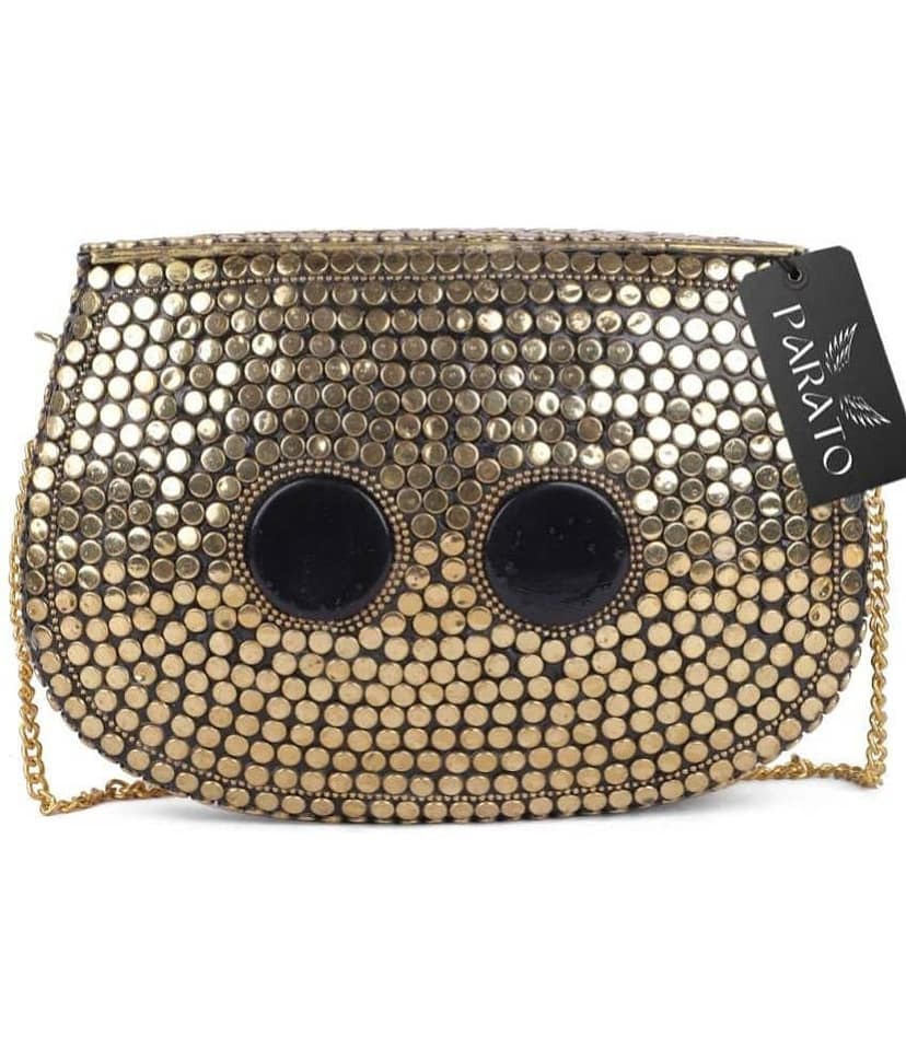 PARATO Sling Bag Suede Set of 1 ( Gold ) view 2