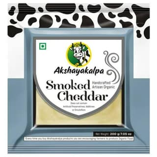 Akshayakalpa - Organic Cheddar Smoked, 200 grams