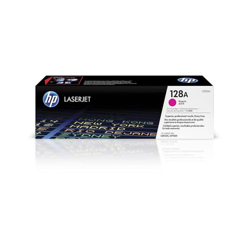 HP 128A Magenta Original LaserJet Toner Cartridge (CE323A) view 3