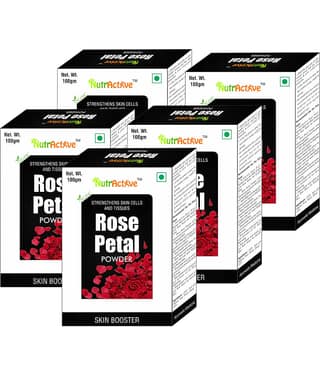 Nutractive Rose Petal Powder 100 Gm Pack of 5