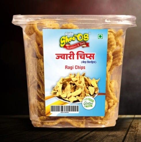 Shreos Jwari Chips-Ragi Chips: Healthiest & Tastiest Snack, Made with 100% Natural Ingredients view 3