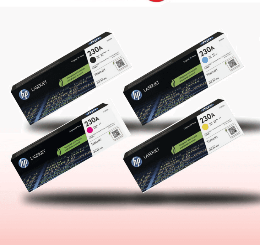 HP 230A CMYK Toner Cartridge Pack Of 4 Compatible with HP Color LaserJet Pro 4203dn, 4203dw, 4303dw & 4303fdw view 4