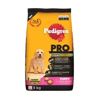 Pedigree Pro Puppy Large Breed Dry Dog Food 3 Kg