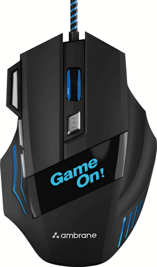 Ambrane Trone Wired Optical Gaming Mouse (RGB)