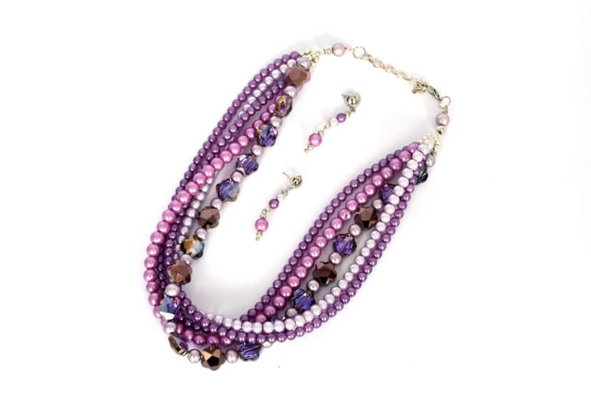 Multi Layer Pearl Bead Necklace view 2