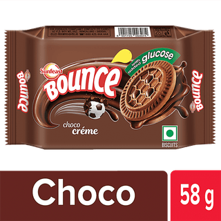 Sunfeast Bounce Creme Biscuits - Choco, 58 g