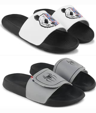 PERY PAO Multi Color Men's Combo Slipper