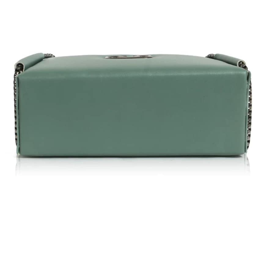 Luxury Chic Quilted Handbag – Elegant Chain Strap & Iconic Double Ring Accent view 5