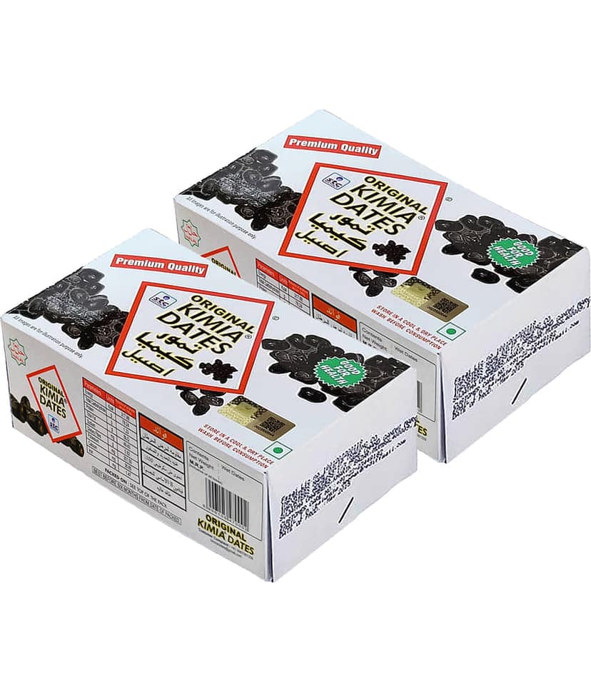 Kimia Dates Original Mazafati Dates Juicy & Delicious Khajoor Healthy Snacks 400 gm (Pack of 2) view 2