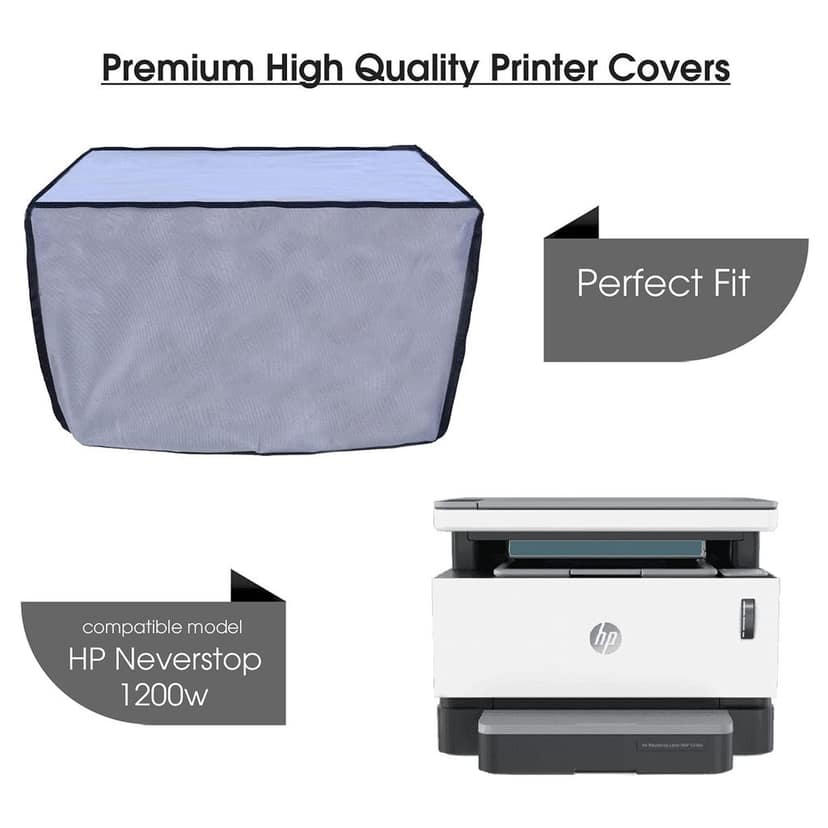 Palap Super Premium Dust Proof Printer Cover for HP Neverstop 1200w (Grey ; 43.05 x 34.34 x 33.7 cm) view 2