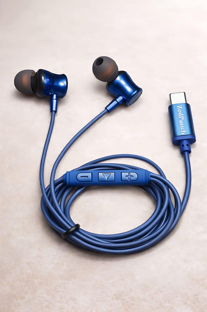 ZedPunch Gaming Magnetic USB Type-C Wired Earphones with Mic view 5