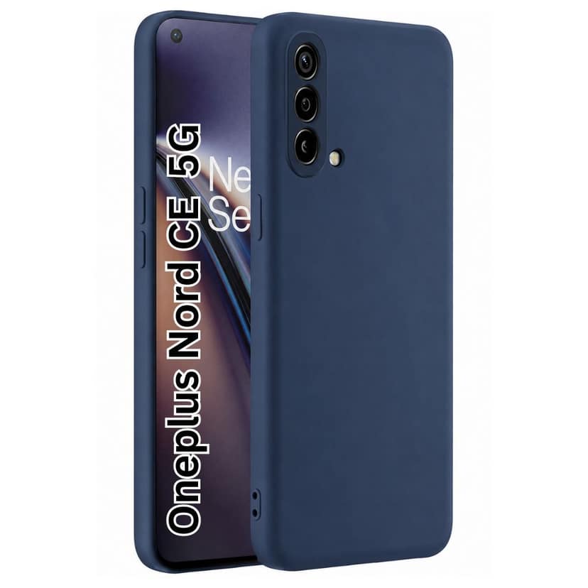 V3Deals Compatible OnePlus Nord CE 5G Matte Silicone Back Cover Matte silicone back cover with raised camera & screen edges for enhanced protection against drops, scratches and dust.