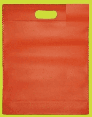 D cut non woven handbag view 2
