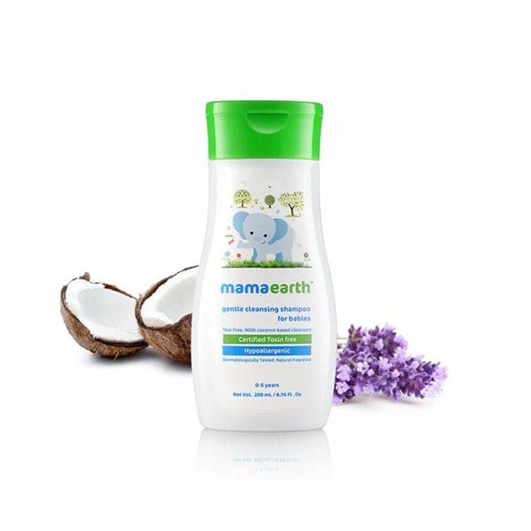 Mamaearth Baby Powder With Organic Oatmeal & Arrowroot Powder (150gm) + Mamaearth Milky Soft Face Cream for Babies with Milk Protein Murumuru Butter (60gm) + Mamaearth Gentle Cleansing Shampoo For Babies (200ml) view 2