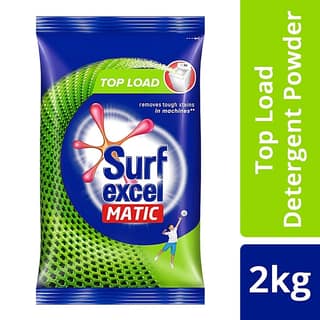Surf Excel Matic Top Load Detergent Powder, 2 Kg