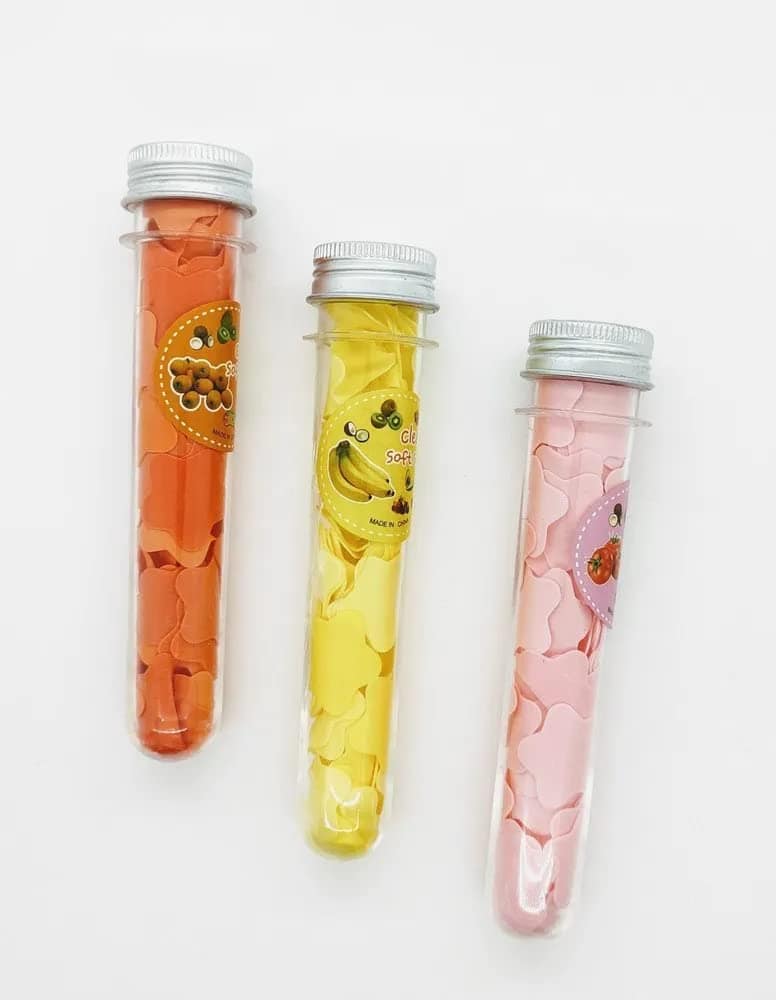 Elecsera Mini Fruit Cartoon Series Disposable Portable Soap Paper Plastic Soap (3 x 18 g)